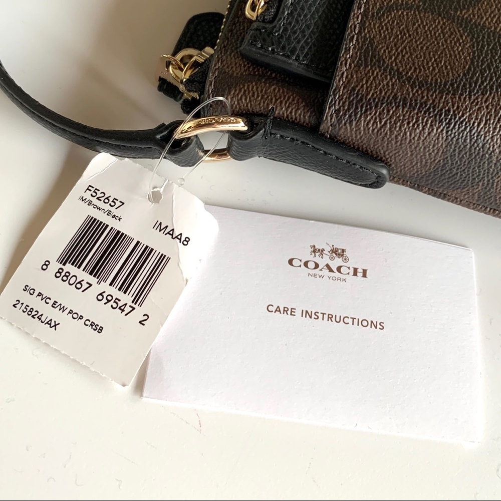 🚫SOLD🚫 NWT Coach F52657 East West Crossbody Bag - Picture 4 of 7